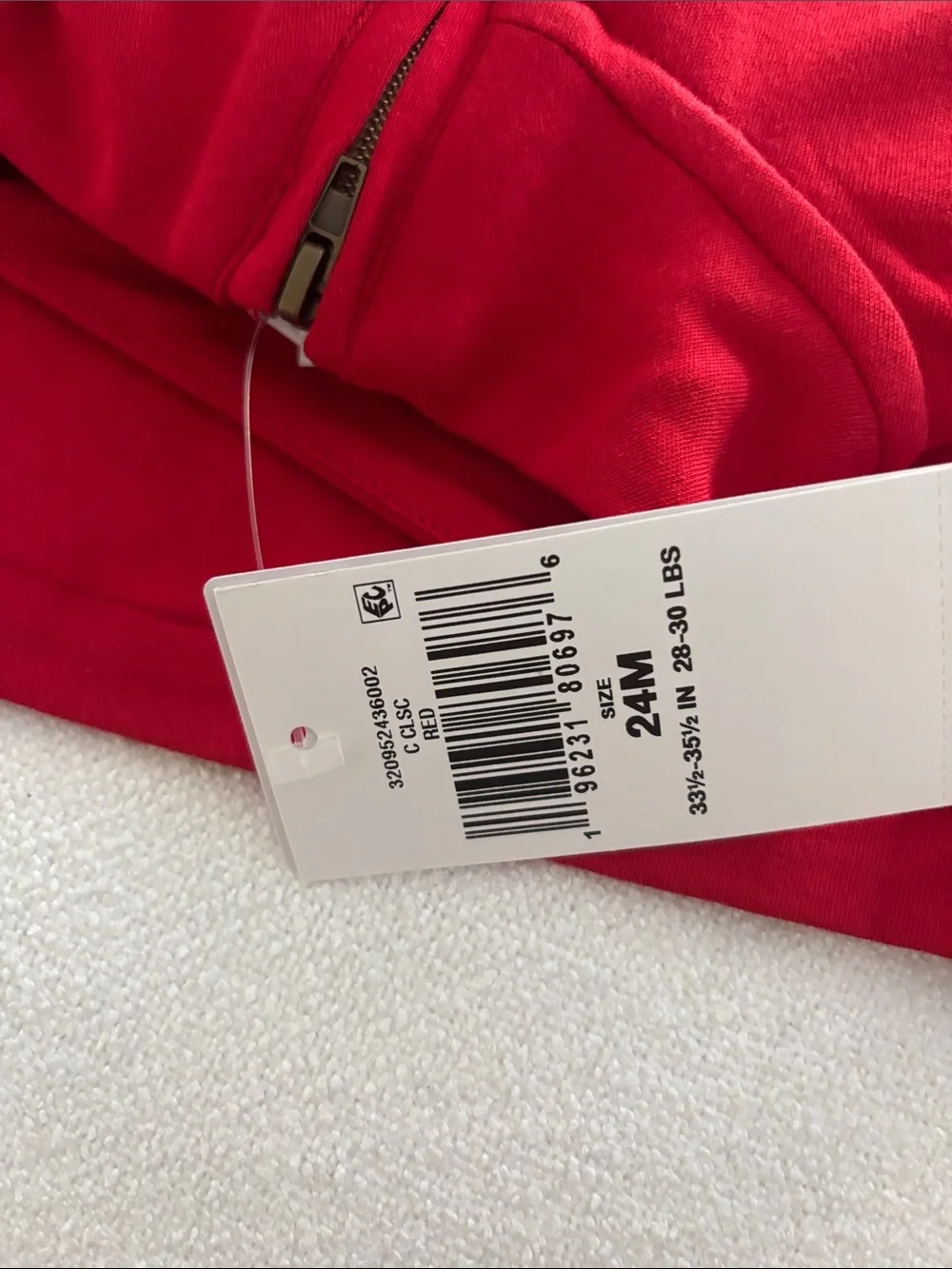 Ralph Lauren Kids Red Half-Zip Polo Sweatshirt
